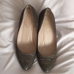 Browns Couture Metallic material Heels - 9 B